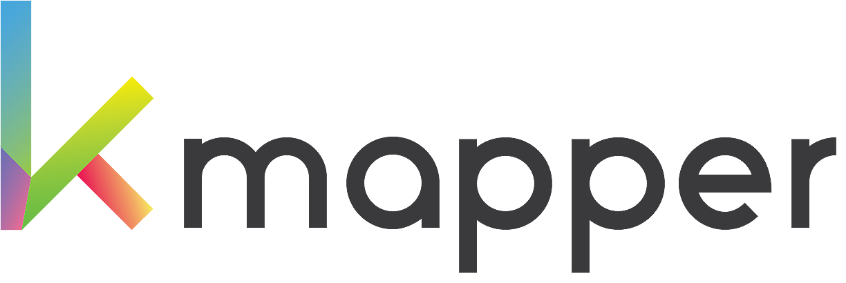 The kmapper logo with the word 'kmapper' written out